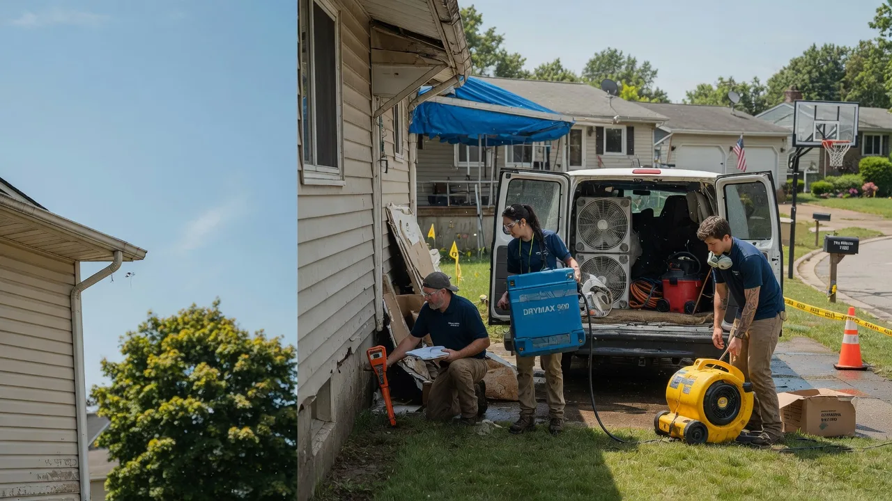 Ceiling Leak Cleanup in Machesney Park, IL near me